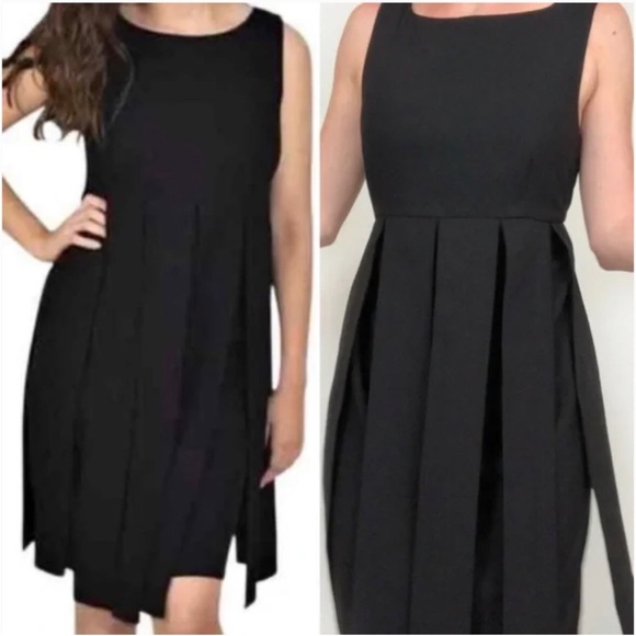 NWT CAbi Onyx Swishing Carwash Flapper Empire Waist Cocktail Party Dress LBD 8/M - Picture 6 of 16